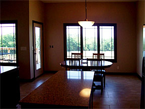 Eagle Custom Acreage informal dining