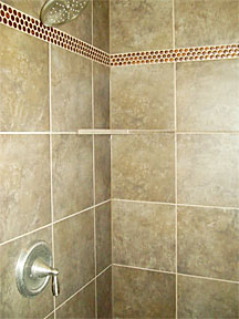 walk-in shower