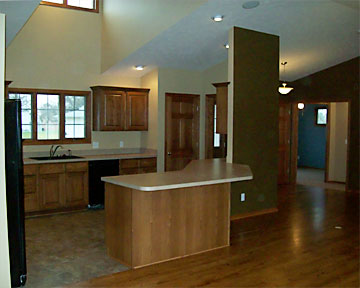 Friend custom home kitchen