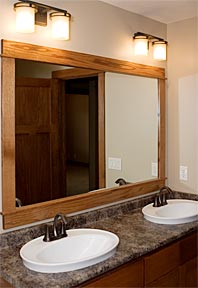 raised his and her sinks in master bath