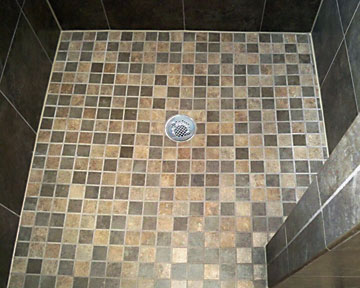 walk-in shower