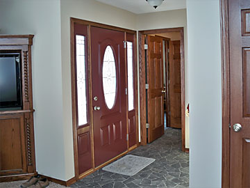 Sutton custom home entry