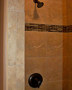 custom tile shower