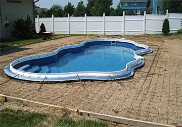 in-ground pool installation