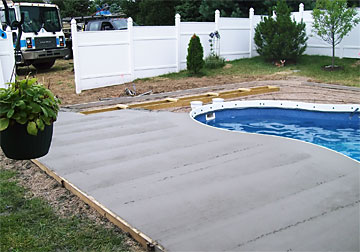 in-ground pool installation