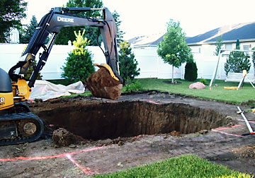 in-ground pool installation