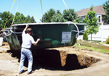 in-ground pool installation