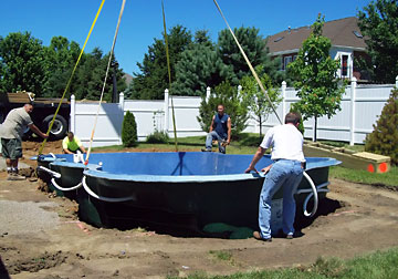 in-ground pool installation