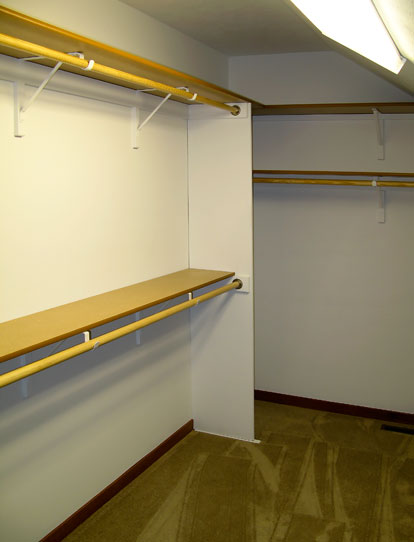 shared walk-in closet